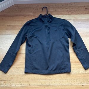 The North Face Black Heather Athletic Half-Zip Fleece